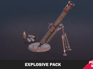 Explosive Pack 3D Model