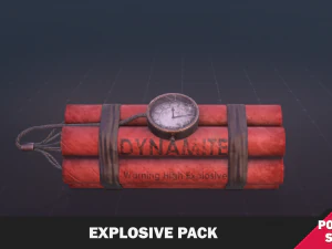 Explosive Pack 3D Model