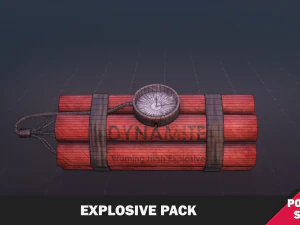 Explosive Pack 3D Model