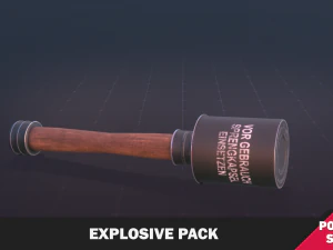 Explosive Pack 3D Model