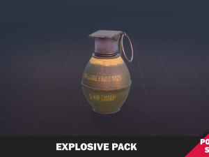Explosive Pack 3D 모델