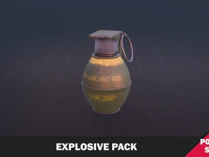 Explosive Pack 3D Model