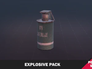 Explosive Pack 3D Model
