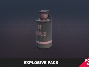 Explosive Pack 3D 모델