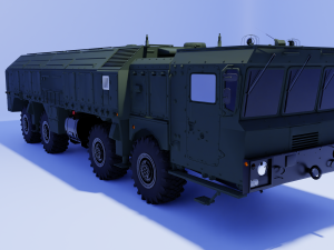 Iskander-M SS-26 Stone 3D Model