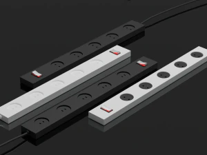 Network filter low-poly and high poly 3D Model