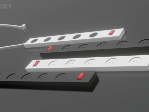 Network filter low-poly and high poly 3D Model