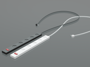 Network filter low-poly and high poly Modèle 3D