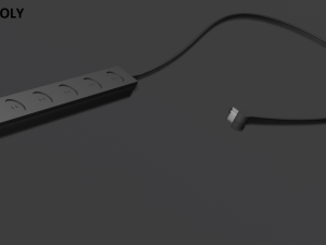 Network filter low-poly and high poly Modèle 3D