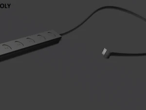 Network filter low-poly and high poly 3D Model