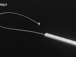 Network filter low-poly and high poly 3D Model