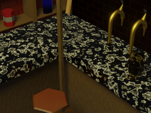 BAR PUB low-poly 3 D model Modèle 3D