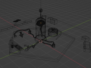 Cyber brain villain Low-poly 3Dモデル