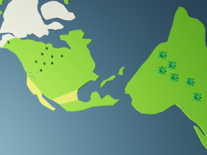 Flat earth low-poly 3D Low-poly 3D Model