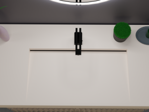 Designer bathroom sink low-poly with collection 3D 模型