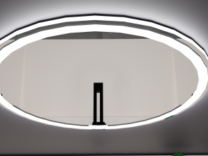 Designer bathroom sink low-poly with collection 3D 模型