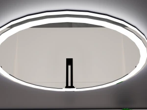 Designer bathroom sink low-poly with collection 3D Model
