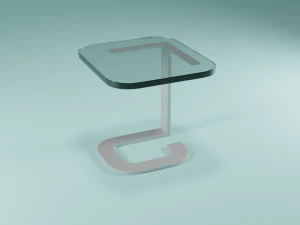 Mesa de vidro gr&aacute;tis Modelo 3D