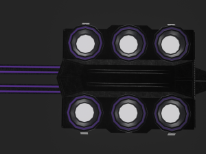 Flying tank of the future Low-poly 3D-Modell