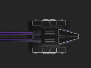 Flying tank of the future Low-poly 3D-Modell
