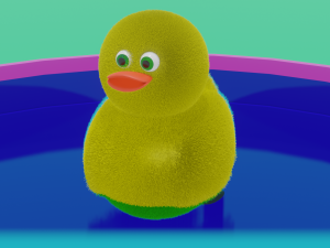 Funny duck Low-poly 3D Model