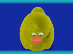 Funny duck Low-poly 3D Model