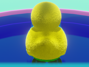 Funny duck Low-poly 3D Model