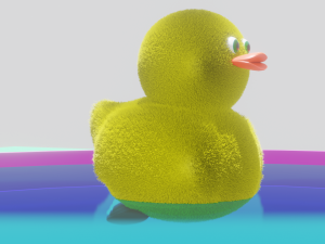 Funny duck Low-poly 3D Model
