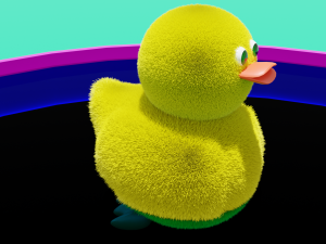 Funny duck Low-poly 3D Model