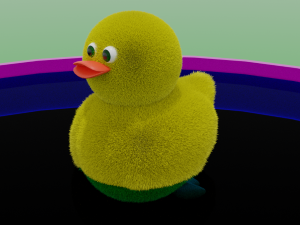 Funny duck Low-poly 3D Model