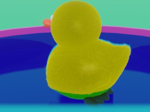 Funny duck Low-poly 3D Model
