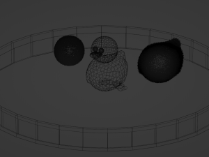 Funny duck Low-poly 3D Model