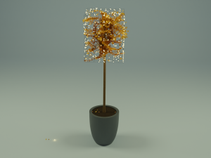 Beautiful design tree 3D 3D Model