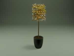 Beautiful design tree 3D 3D-Modell