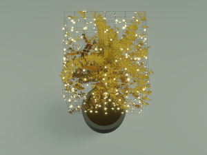 Beautiful design tree 3D 3D-Modell