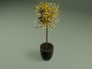 Beautiful design tree 3D 3D-Modell
