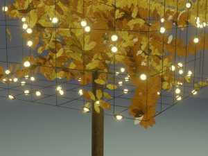 Beautiful design tree 3D 3D-Modell