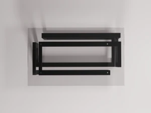 Loft glass metallic table 3D Model