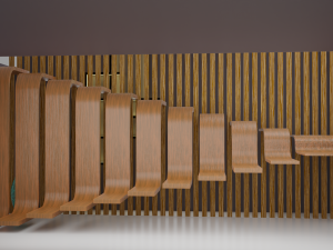 Beautiful Design Staircase Low-poly Modèle 3D