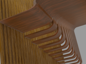 Beautiful Design Staircase Low-poly Modèle 3D