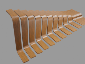 Beautiful Design Staircase Low-poly Modèle 3D