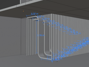 Beautiful Design Staircase Low-poly Modèle 3D