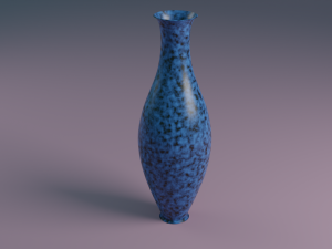 Porcelain vase Free  3D Model