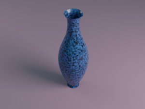 Porcelain vase Free 3D-Modell
