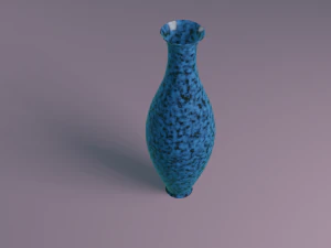 Porcelain vase Free 3D Model