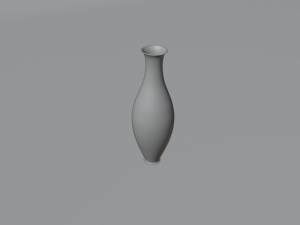 Porcelain vase Free 3D-Modell