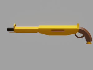 Weapons collection Low-poly 3D Model