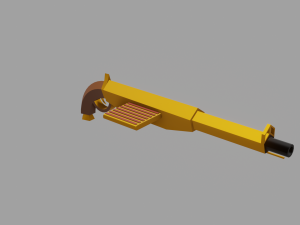 Weapons collection Low-poly 3D Model