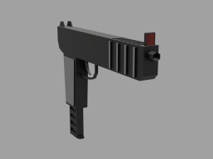 Weapons collection Low-poly 3D Model