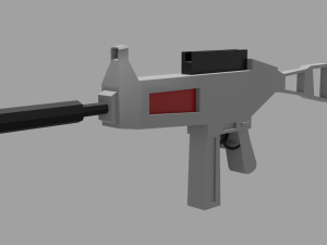 Weapons collection Low-poly 3D Model